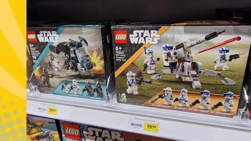 LEGO Star Wars Battle Packs 75412 en 75345 in speelgoedwinkel