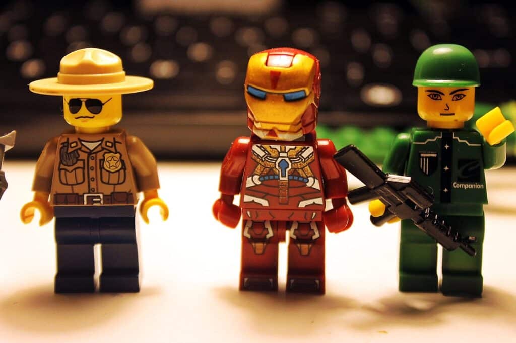 Verschillende soorten LEGO thema's