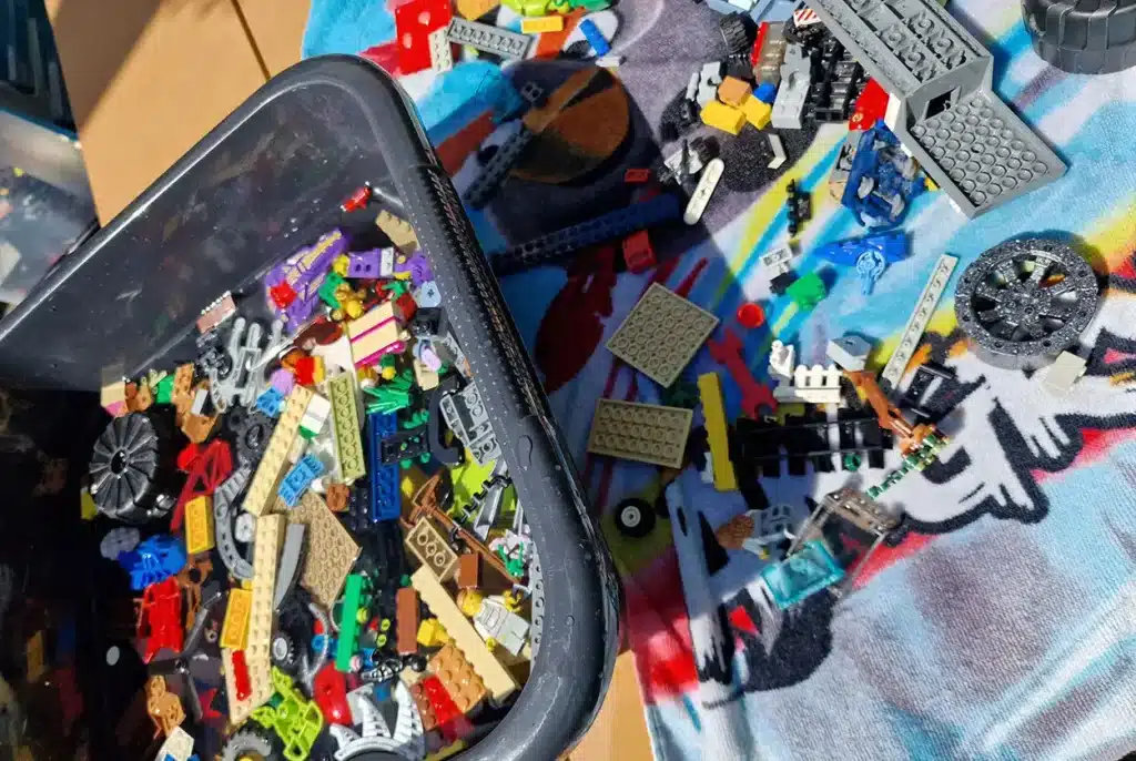 Gebruik dit stappenplan voor het LEGO wassen