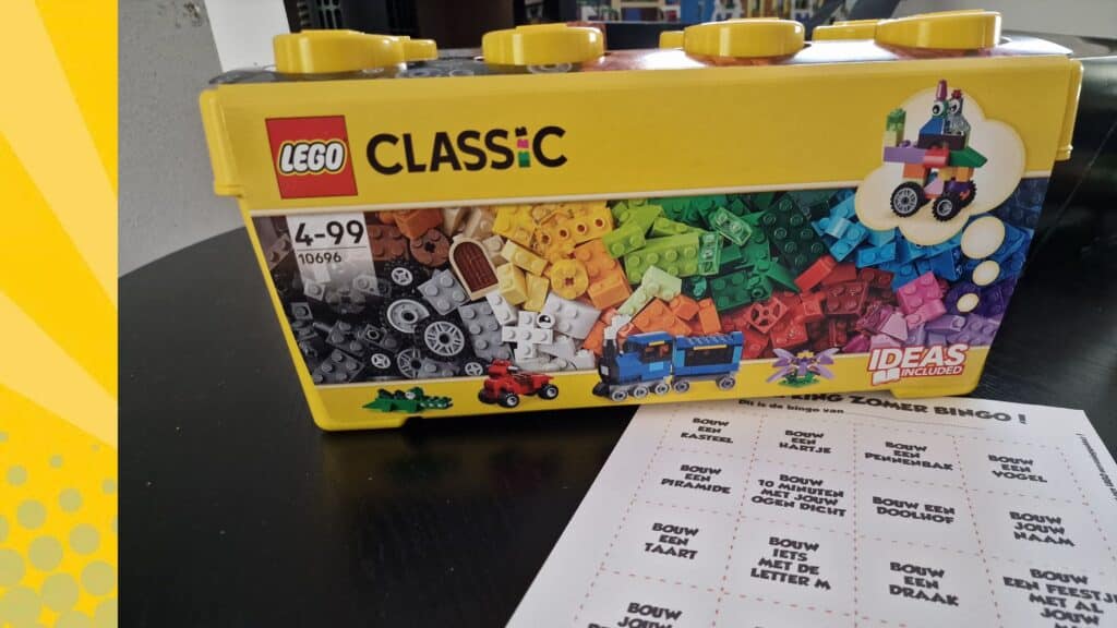 Zomerbingo met een LEGO Classic set