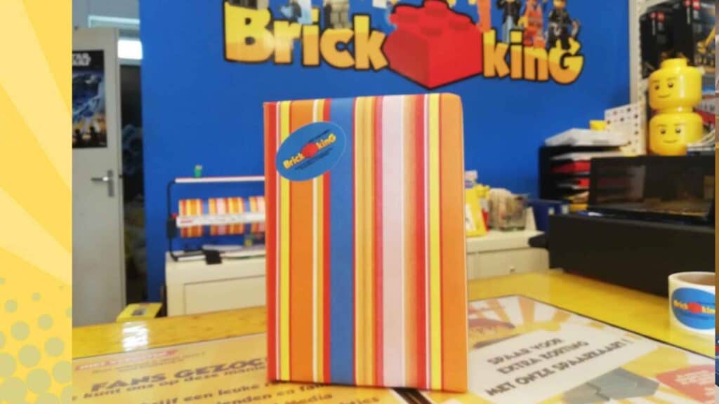Ingepakte LEGO set als cadeau